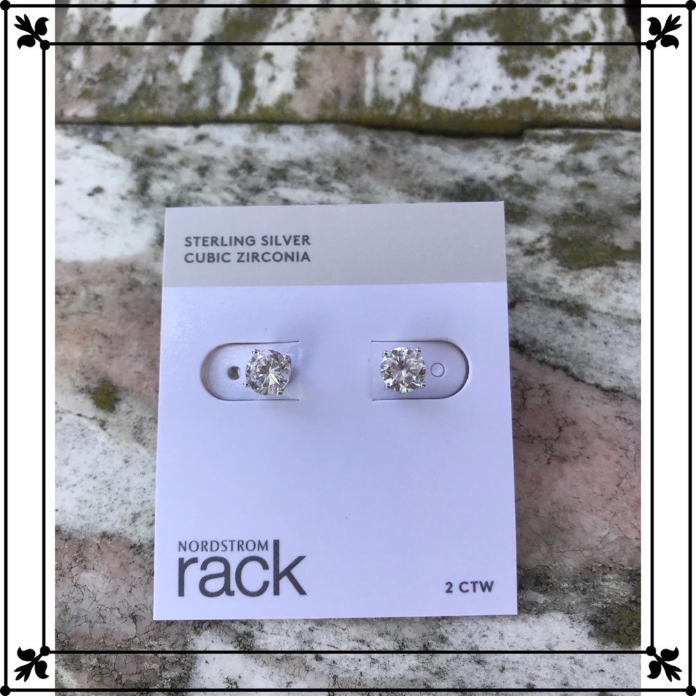 Sterling Silver CZ Studs